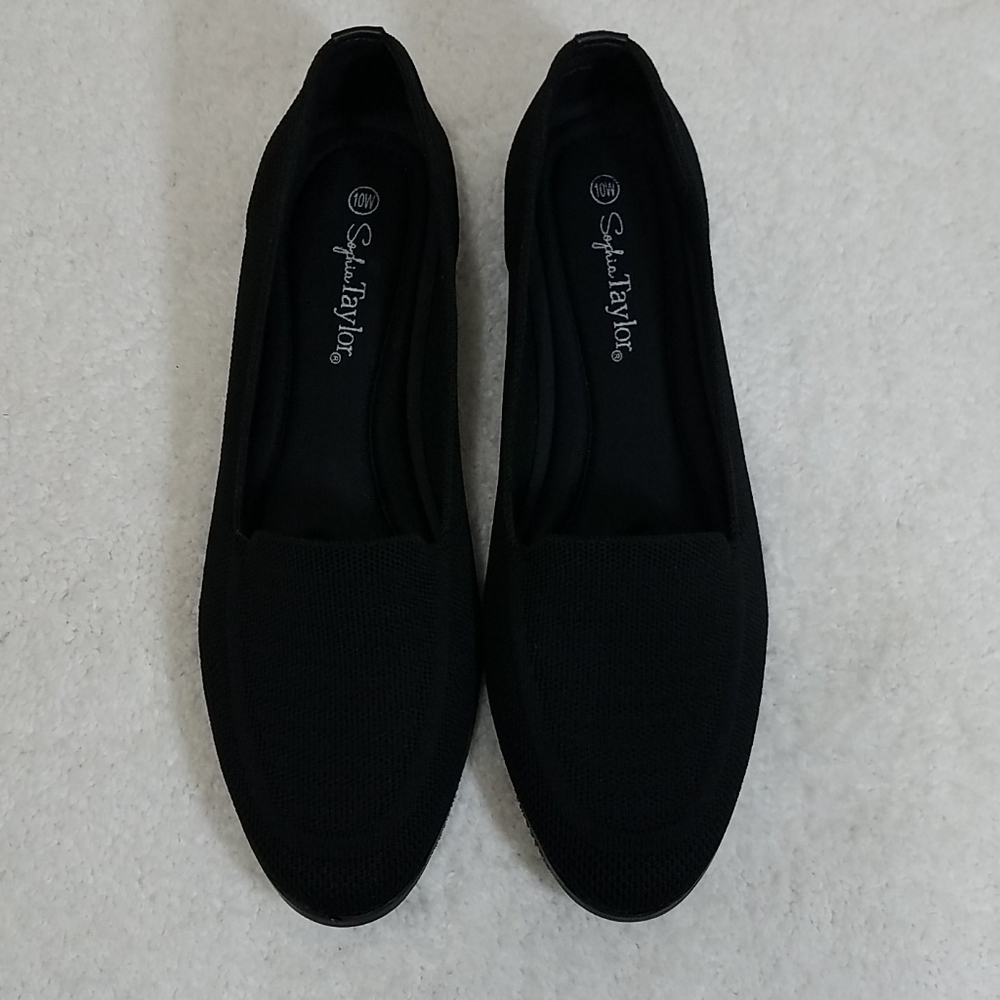Sophia Taylor Black Flats - Picture 2 of 9